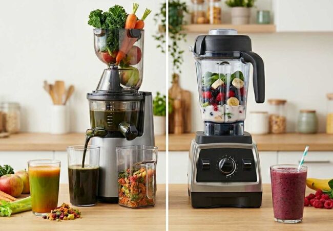 Slowjuicer vs blender